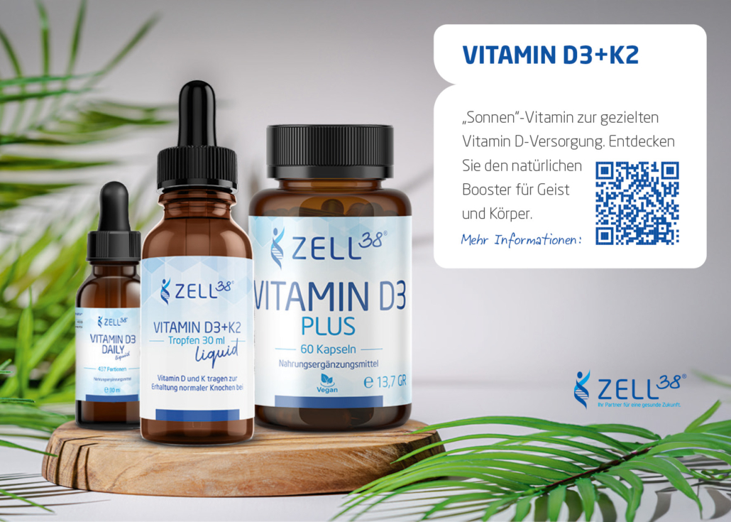 Zell38 Vitamin D3+K2