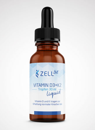 ZELL38 Vitamin D3 + K2 liquid