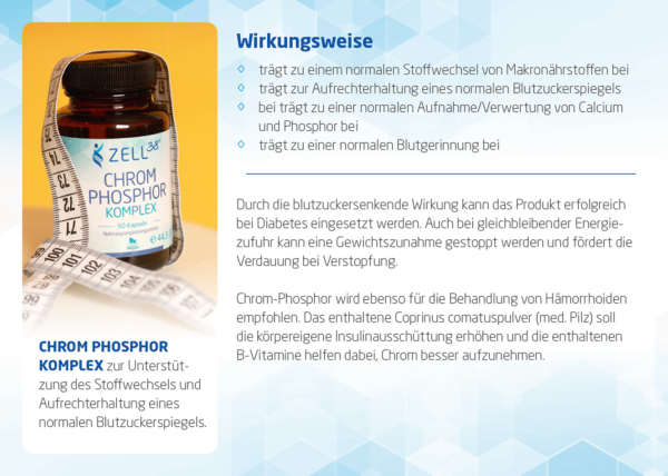 ZELL38 Chrom-Phosphor Komplex