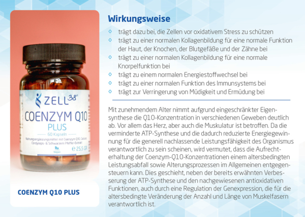 ZELL38 Coenzym Q10 Plus